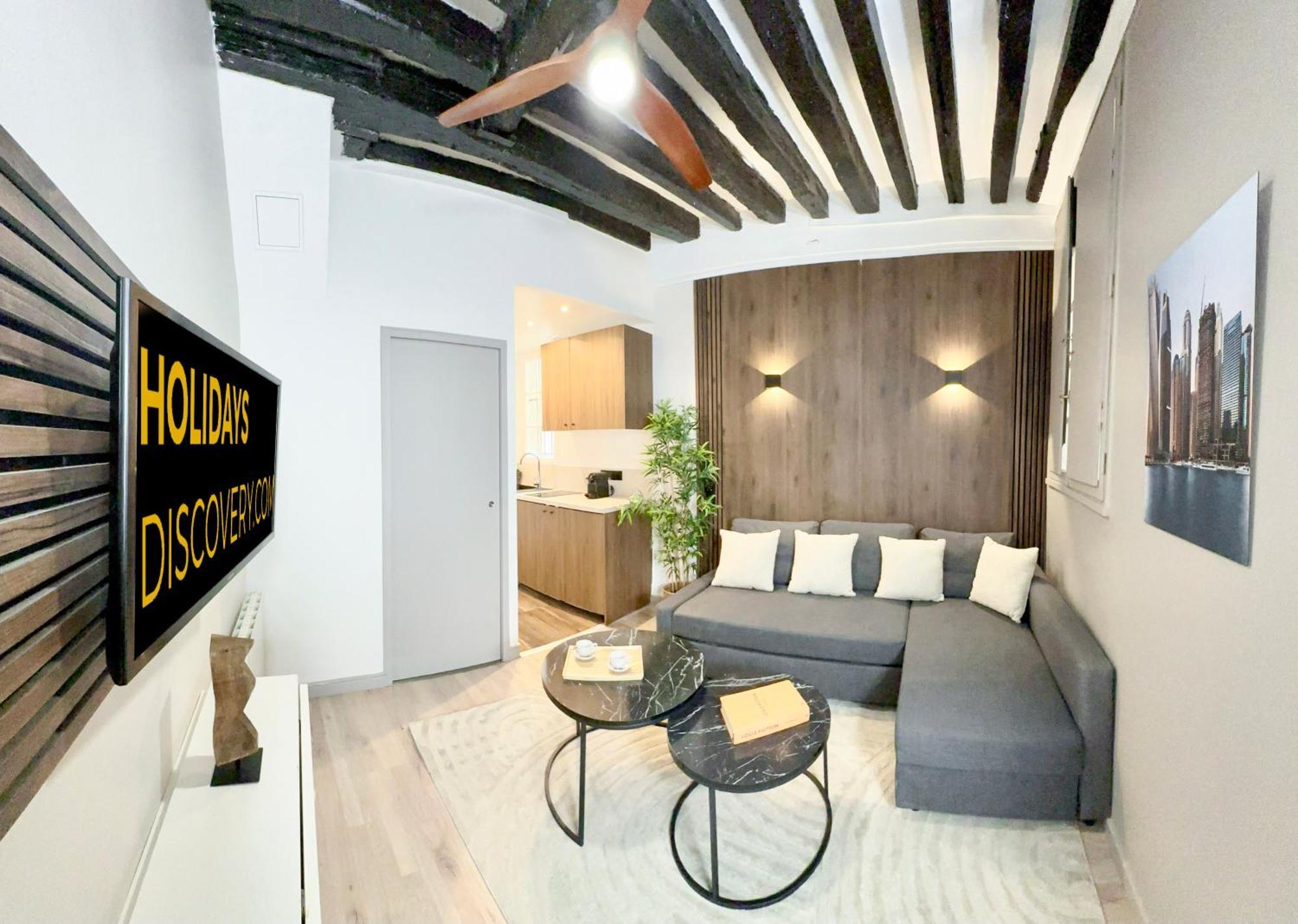Chic Louvre Apartment Paris Bagian luar foto