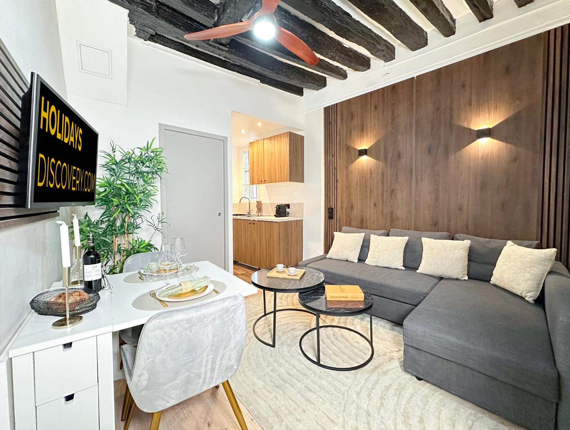 Chic Louvre Apartment Paris Bagian luar foto